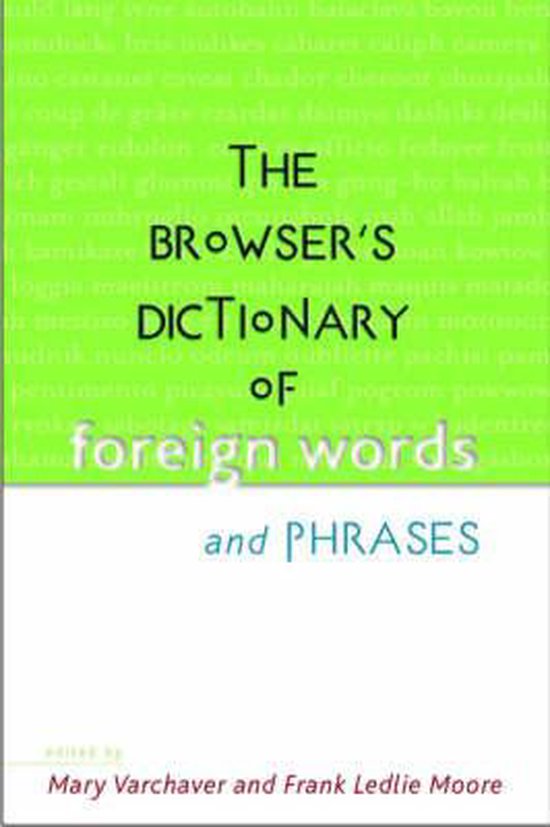 The Browser's Dictionary of Foreign Words and Phrases - cover