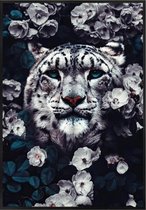 Schilderen Op Nummer Volwassenen - 3D Witte tijger - Met Frame - 30x40 cm