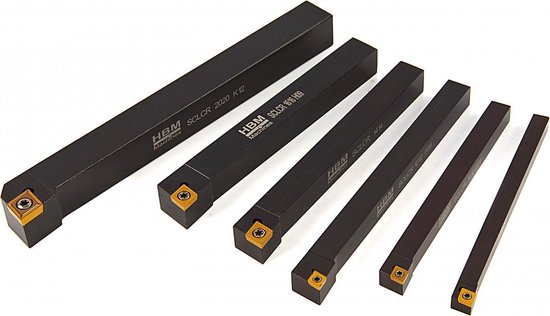 Couteau droit de 12 mm avec insert HM plus 10 inserts supplémentaires