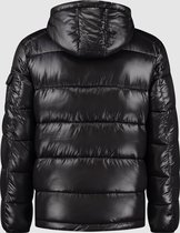 Purewhite -  Heren Regular Fit Puffer  Jas  - Zwart - Maat XS