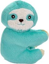 knuffel Luiaard junior 12 cm pluche mintblauw