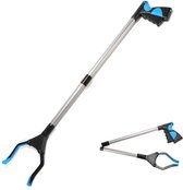 Clippson® Roteerbare Vuilnis Grijper 81cm - Afval Picker - Afvalgrijper - Vuilnisgrijper - Roterende Grijparm - 41cm Opgevouwen