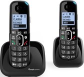 Amplicomms BT1502 Duo Dect telefoon voor de vaste lijn - Handenvrij bellen - Luide bel signaal - blokkeren ongewenste beller