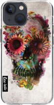 Casetastic Apple iPhone 13 mini Hoesje - Softcover Hoesje met Design - Skull 2 Print