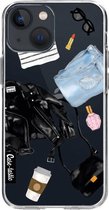 Casetastic Apple iPhone 13 mini Hoesje - Softcover Hoesje met Design - Fashion Flatlay Print