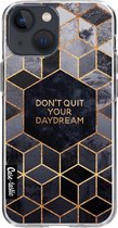 Casetastic Apple iPhone 13 mini Hoesje - Softcover Hoesje met Design - don't quit your daydream Print