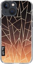 Casetastic Apple iPhone 13 mini Hoesje - Softcover Hoesje met Design - Shattered Ombre Print