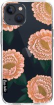 Casetastic Apple iPhone 13 Hoesje - Softcover Hoesje met Design - Winterly Flowers Print