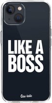 Casetastic Apple iPhone 13 Hoesje - Softcover Hoesje met Design - Like a Boss Print