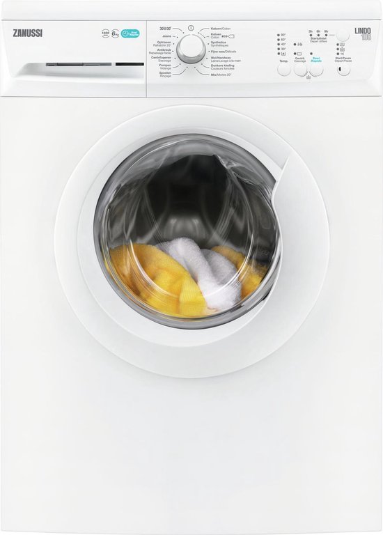 Zanussi ZWF61400W machine à laver Charge avant 6 kg 1400 tr/min Blanc
