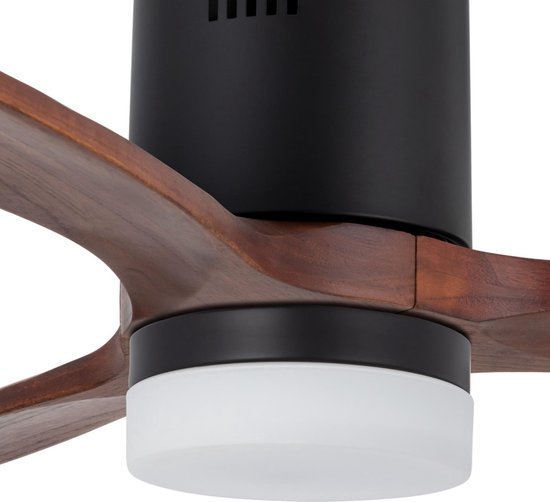 CREATE WINDCALM DC ZWART- Plafondventilator - Plafondventilator Met Zfstandsbediening 6 Snelheden Timer Zomer Winter Functie Met Verlichting 132