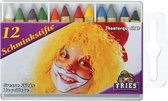 Fries - make-up schmink stiften - doosje met 12 kleuren
