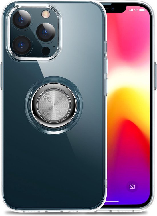 ShieldCase iPhone 13 Pro Max TPU avec anneau - transparente