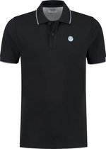 North Sails North Sails Pique Polo  Poloshirt - Mannen - zwart/grijs