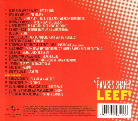 Ramses Shaffy - Leef! (CD)