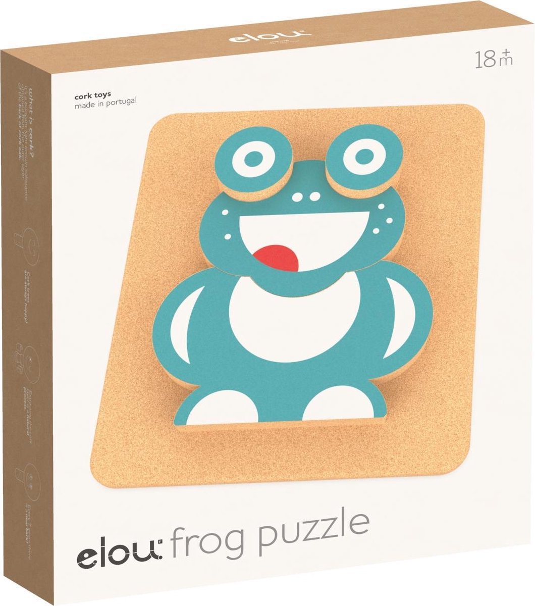 Elou 3D Puzzel Frog