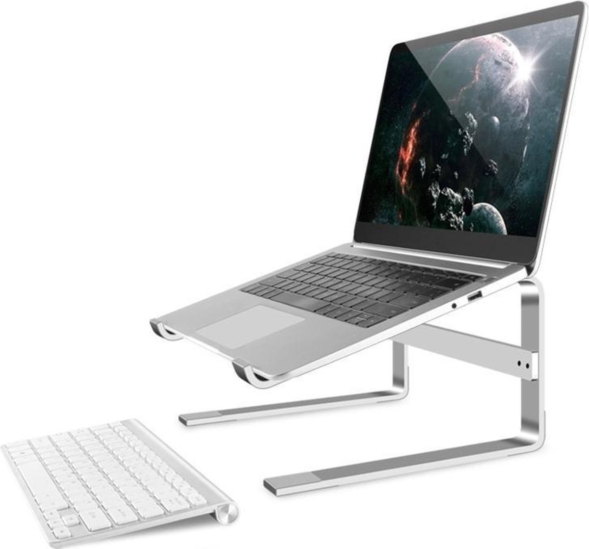Laptop standaard LB-557 - Laptop tafel - Laptop standaard - Bureau houder - Zwart
