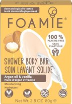 Foamie - 2-In-1 Body Bar - Kiss Me Argan - 80 gr