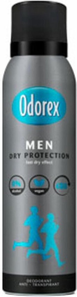Goedkoopste Odorex Deodorant Spray For Men - Dry Protection - Voordeelverpakking 6 x 150 ml
