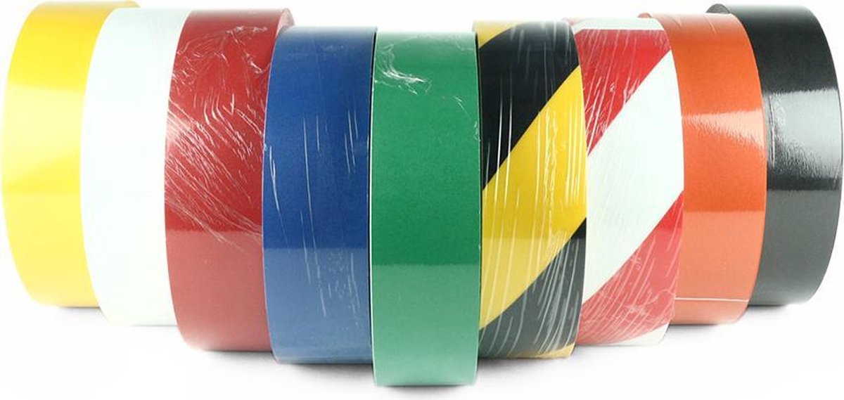 PermaLean anti-slip vloertape - Rood - 3000 cm x 50 mm x 0.5 mm- Anti-slip - Polyvinylchloride (PVC) - 0.5 mm - Voor binnen