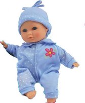 babypop Dimian junior 30 cm textiel blauw
