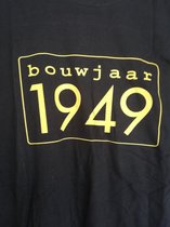 T-shirt met jaar 1949 XL ( cadeau tip )
