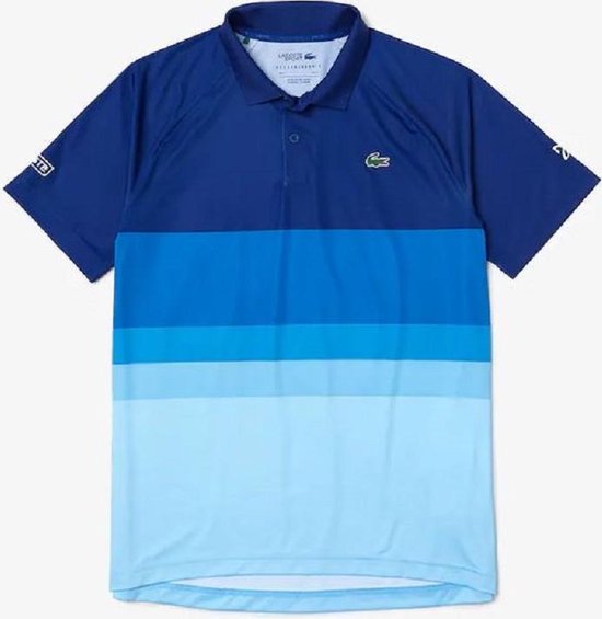 Lacoste Sport Novak Djokovic Tennis Polo Shirt Heren Blauw Maat M