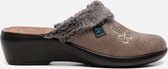 Fly Flot Pantoffels taupe - Maat 38