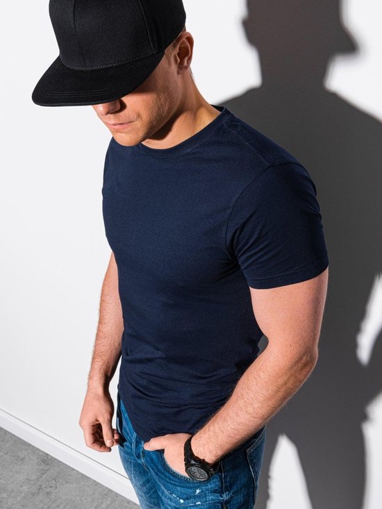 Ombre - heren T-shirt navy - S1370-12