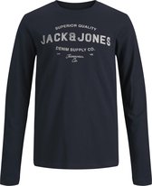 JACK&JONES JUNIOR JJEJEANS TEE LS O-NECK 21/22 NOOS JR Jongens T-shirt - Maat 176