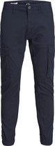 JACK&JONES JUNIOR JPSTPAUL JJFLAKE AKM 542 NAVY NOOS JNR Jongens Broek - Maat 140