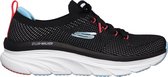 Skechers D'Lux Walker-Refreshing Mood Dames Sneakers - Black/Blue - Maat 38