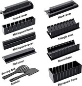 sushi maker - sushi tools - set voor 5 vormen - inclusief handleiding