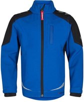 F. engel GALAXY Kinderen softshelljack jas 8840-229 | Blauw-Zwart| 134-140