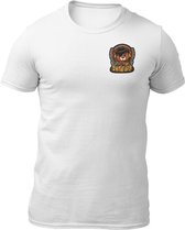 Maffia Boss - Teddy The Gangster - Heren T-Shirt - Gangster - Getailleerd - Katoen - Ronde Hals