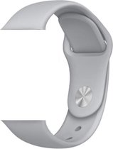 Geschikt voor Apple Watch Bandje - Apple watch bandjes - Siliconen - Grijs - 42/44mm