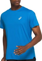 Asics Core SS Sportshirt - Maat XL  - Mannen - Blauw