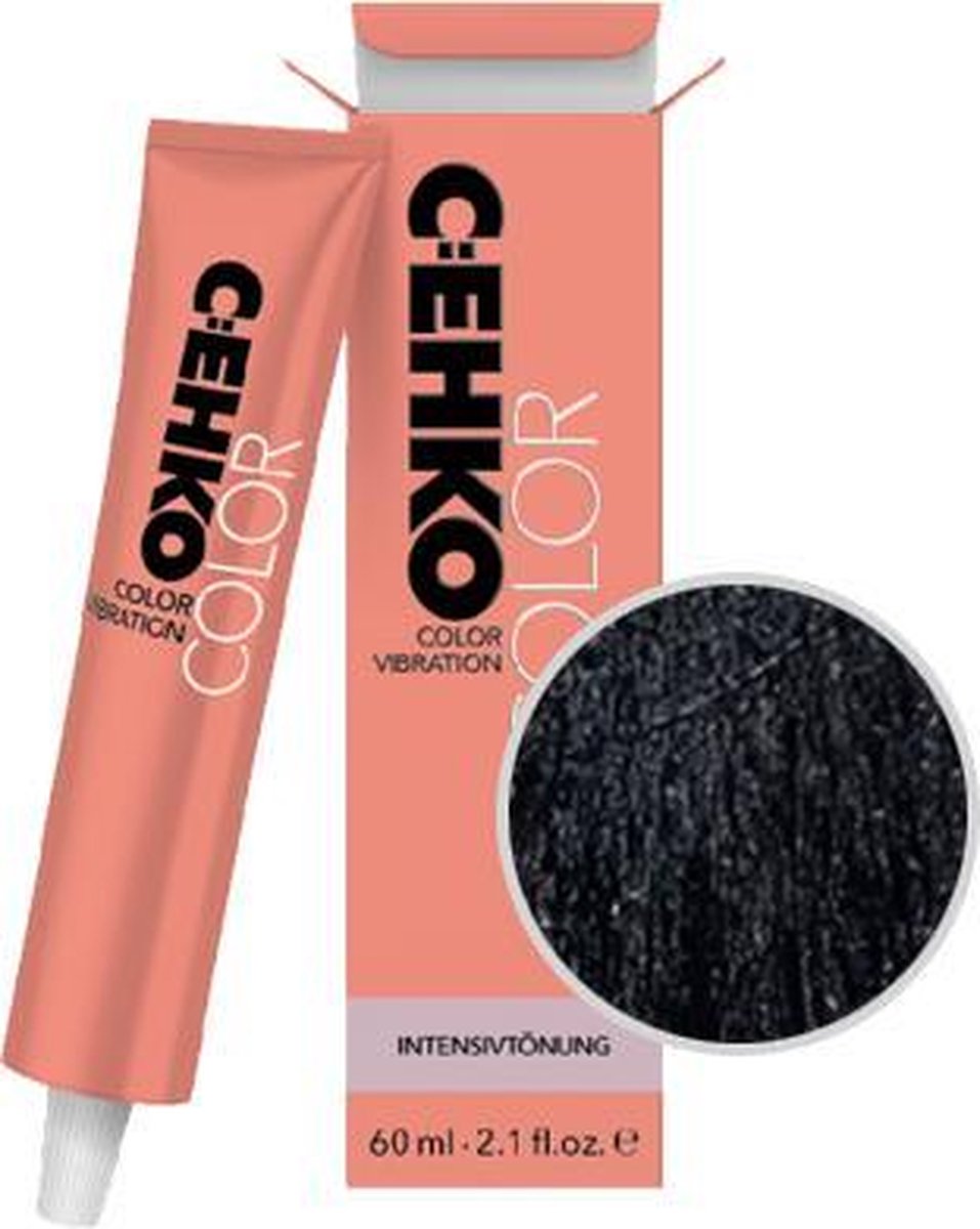 C:EHKO Color Explosion Haarkleuring crème permanent 60ml - 01/0 Black / Schwarz 01/0 Black / Schwarz