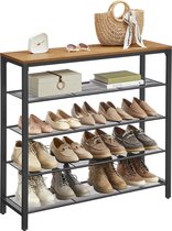 RooM1 - Schoenenrek - Consoletafel - Dressoir - Honing bruin