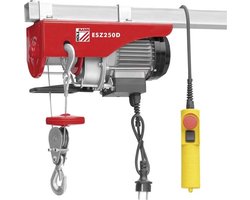 Holzmann ESZ250D 230V Elektrische Lier, Takel 125/250kg