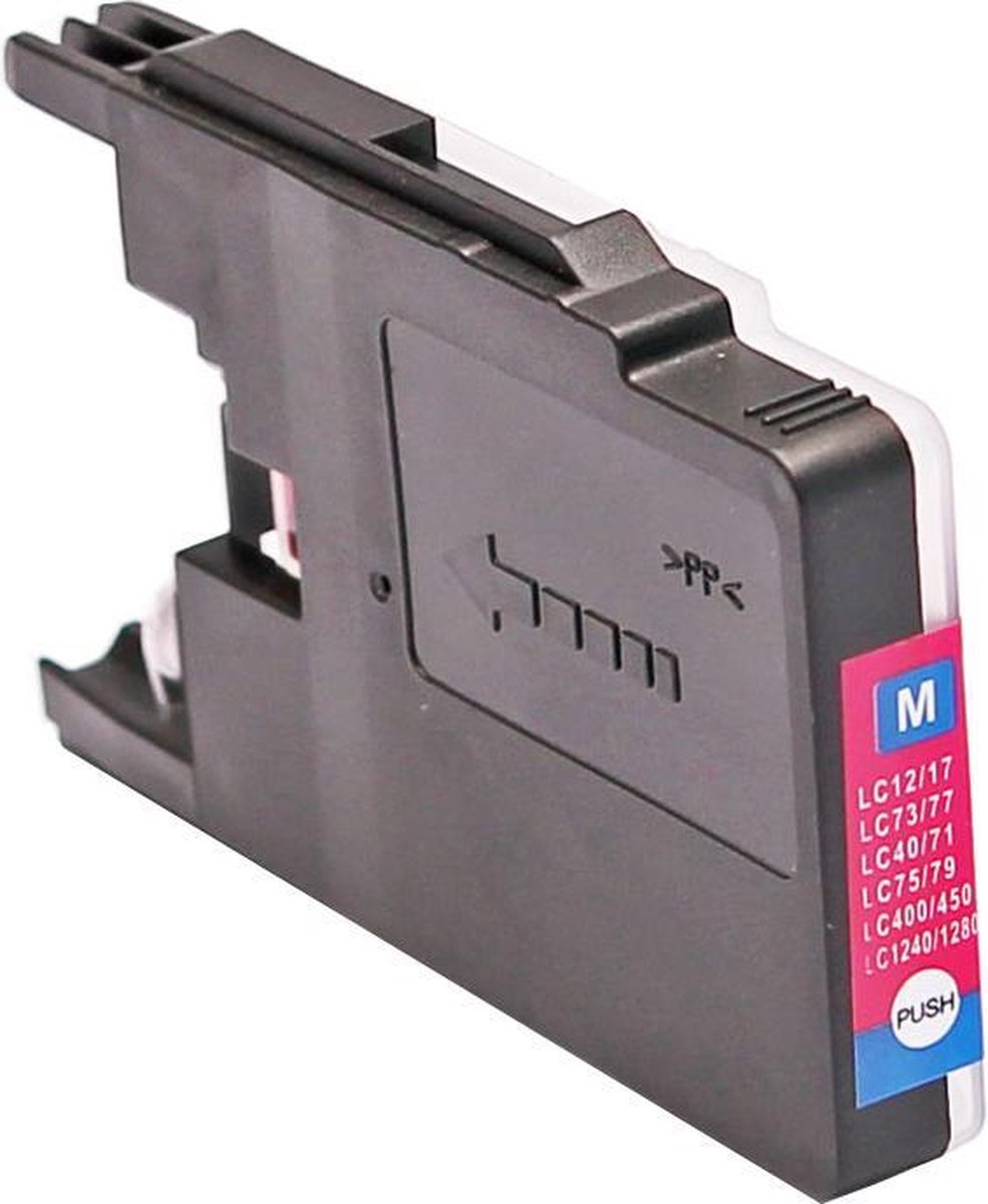 Inkmaster Huismerk cartridge voor Brother LC 1220 1240 1280 M rood Brother DCP-J525W Brother DCP-J725DW Brother DCP-J925DW Brother MFC-J430W Brother MFC-J625DW Brother MFC-J825DW Brother MFC-J835DW Brother MFC-J5910DW Brother MFC-J6510DW