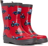 Hatley Jongens Regenlaarzen Farm Tractors Chex Red