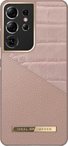 iDeal of Sweden Fashion Case Atelier voor Samsung Galaxy S21 Ultra Rose Smoke Croco