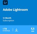 Adobe Photoshop Lightroom CC met 1TB - 1 Gebruiker