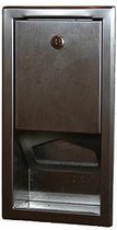 Roll holder Stainless steel flush mounting - Made of stainless steel