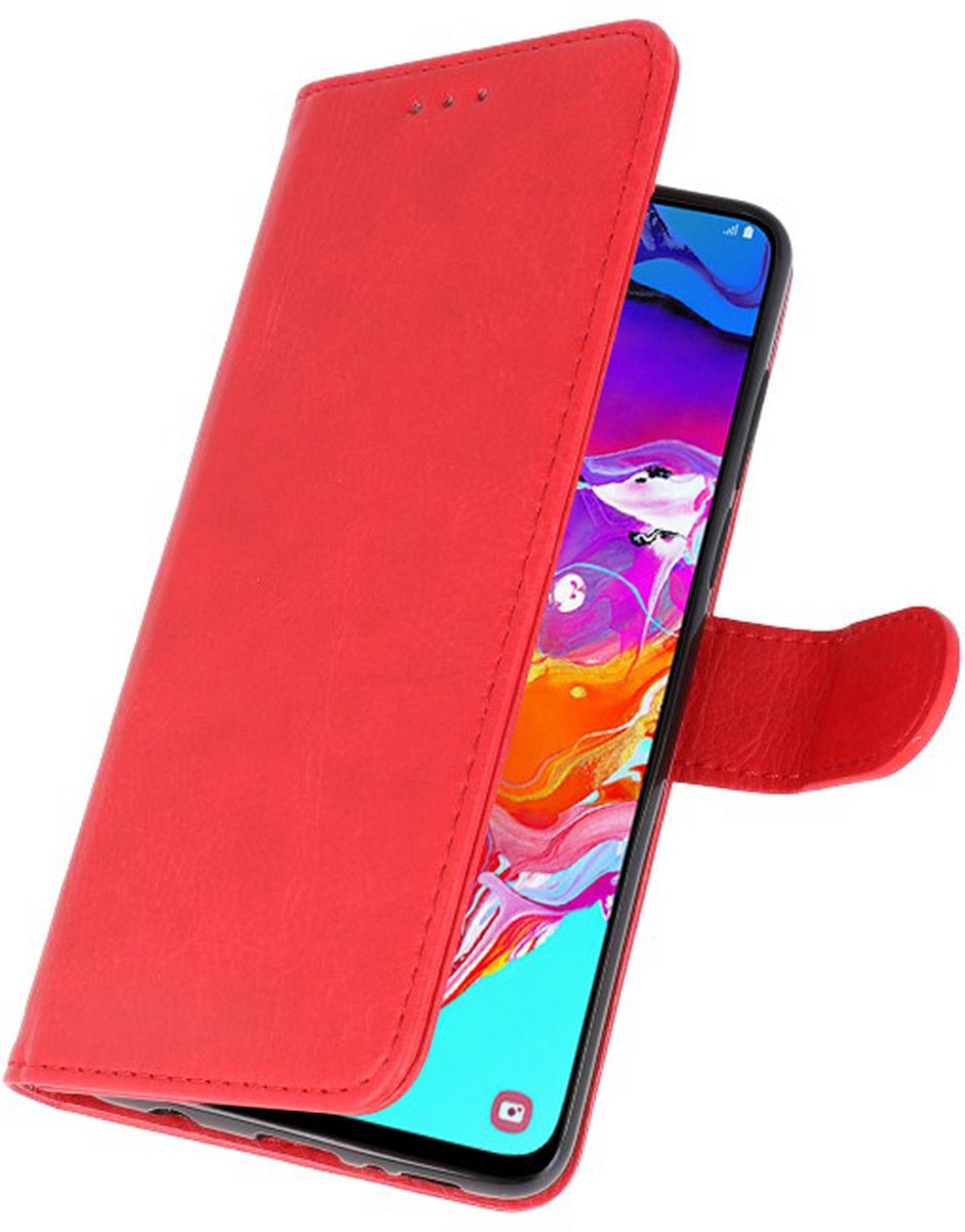 Hoesje Geschikt voor de Nokia 5.3 - Kaarthouder Book Case Telefoonhoesje - Rood