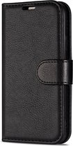 Huawei P Smart 2021 Book case + screen protector/ Rico Vitello L Wallet case kleur Zwart