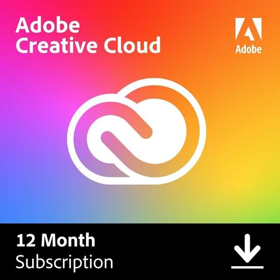 Adobe Creative Cloud Abonnement 2021 All Apps 12 Maanden - Multilanguage - Windows/MAC