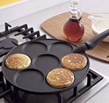 Teffo Kadirelli - Pancake pannenkoeken 7 kop marmeren anti aanbaklaag - Inductie compatibel