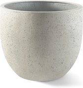 1 stuk(s) | Plantenbak Paris Rond Pot 55 - Oud wit (55x46) stevige plantenbak voor buiten | Kleur: | Vorm Rond Pot